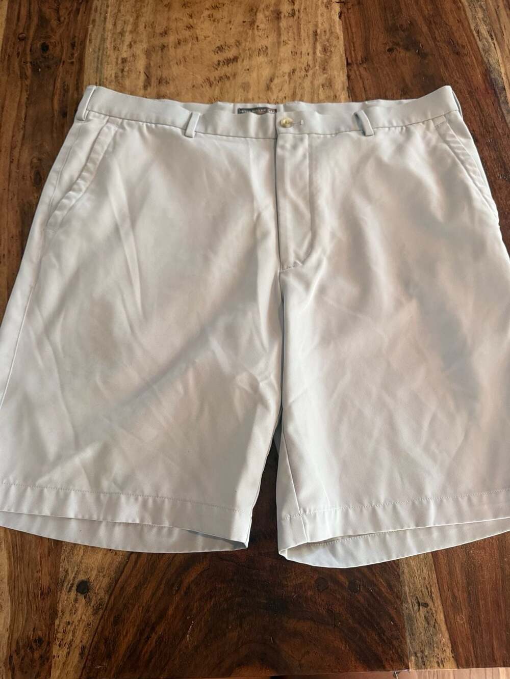 Peter Millar Crown Sport Shorts Size 38 Off White